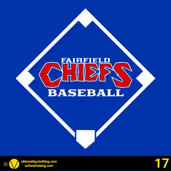 Fairfield Chiefs Baseball 2026 Design 17