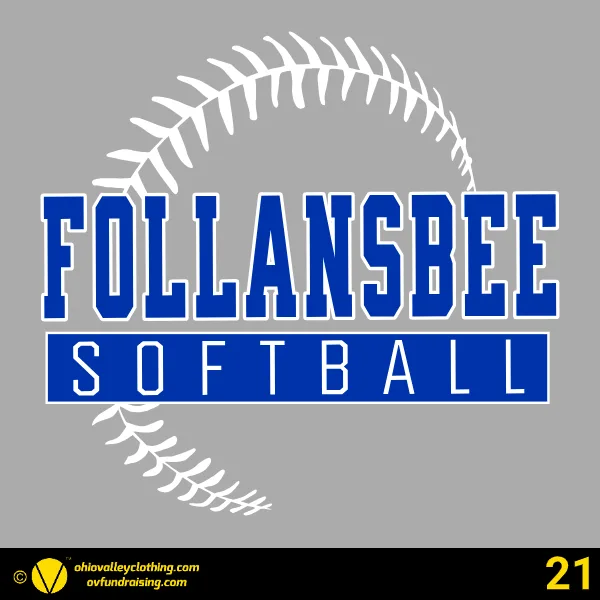 Follansbee Baseball & Softball Association 2025 Design 21