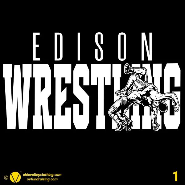 Edison Wrestling 2024 Design 01