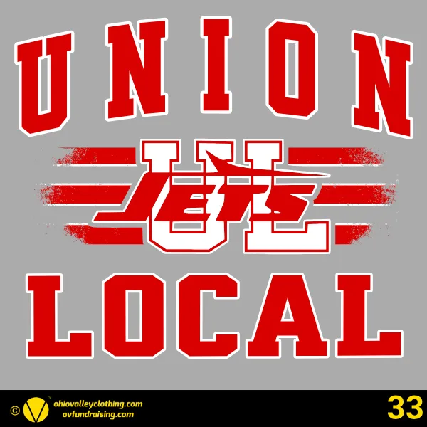 Union Local Little Jets Football 2026 Design 33