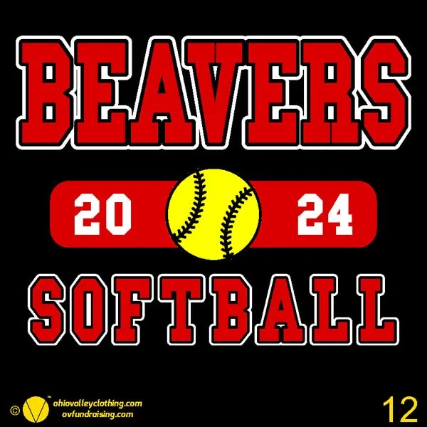 Beaver Local Softball 2024 Design 12