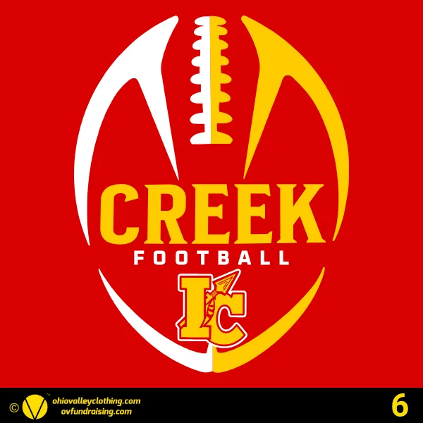 Indian Creek Middle School Football 2024 Design 06