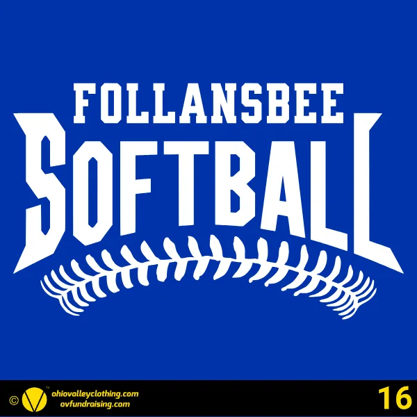 Follansbee Baseball & Softball 2026 Design 16