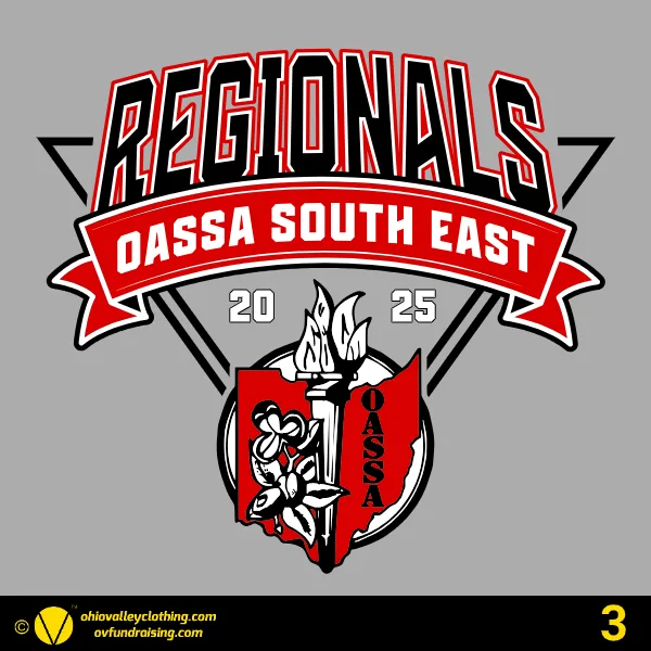 OASSA South East Cheer Regionals 2025 Design 03