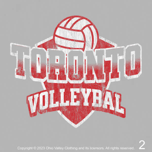 Toronto Jr. High Volleyball 2023 Fundraising Sample Designs Toronto Jr High Volleyball 2023 Sample Design Page 02