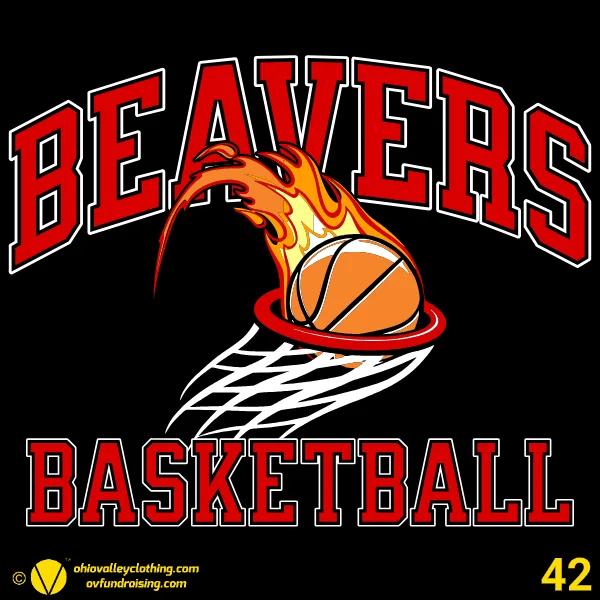 Beaver Local Boys Basketball 2024-2025 Design 42