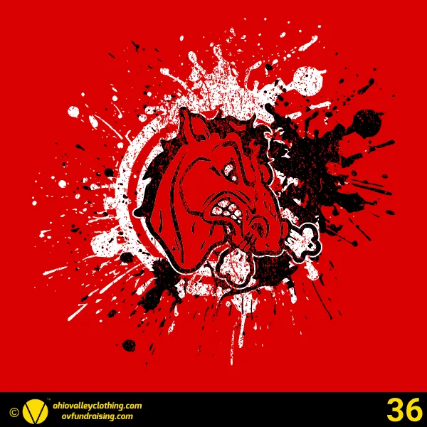 Steubenville Big Red Wrestling 2024-2025 Design 36