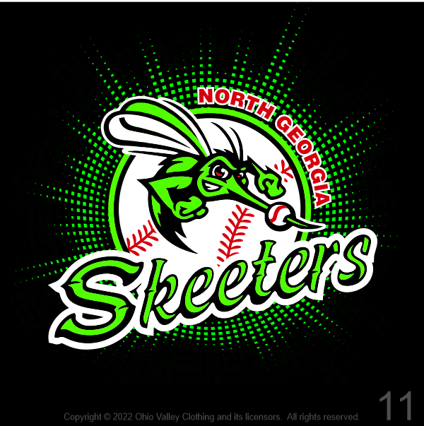 North Georgia Skeeters Baseball Fundraising Sample Designs