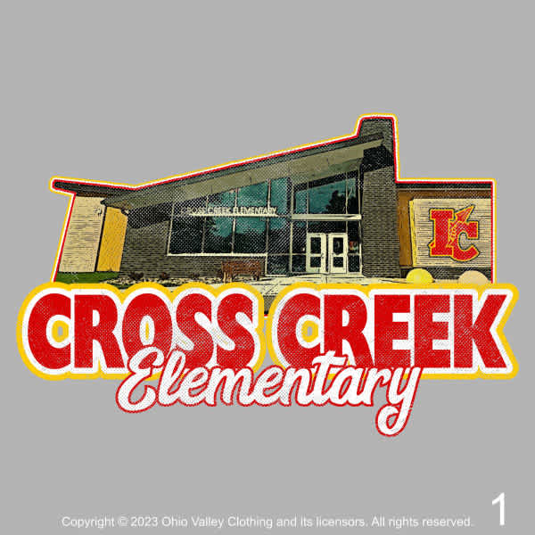 Cross Creek Elementary 2023 Fundraising Sample Designs