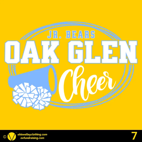 Oak Glen Jr. Bears Cheer 2025 Design 07