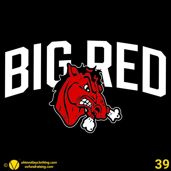 Steubenville Big Red Wrestling 2024-2025 Design 39
