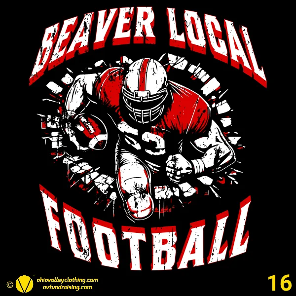 Beaver Local Touchdown Club 2025 Design 16