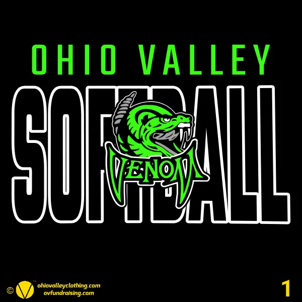 Ohio Valley Venom Softball 2024-2025 Design 01