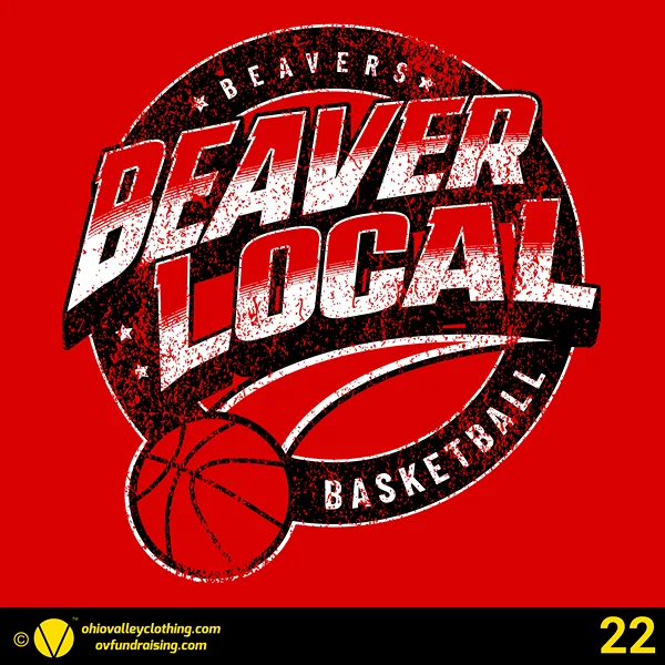 Beaver Local Boys Basketball 2024-2025 Design 22