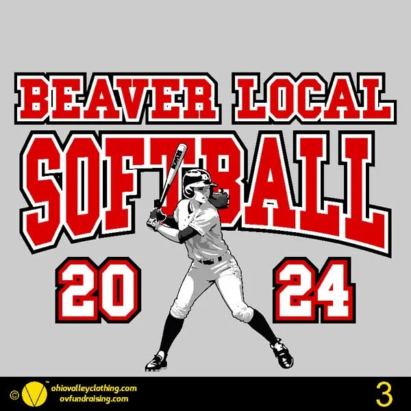 Beaver Local Softball 2024 Design 03