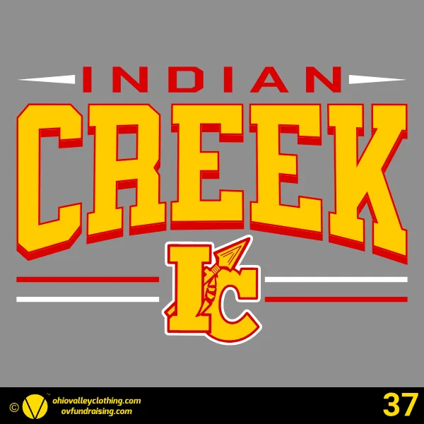 Indian Creek Football Boosters 2026 Design 37