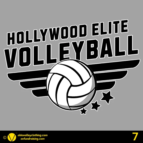Hollywood Elite Volleyball 2024 Design 07