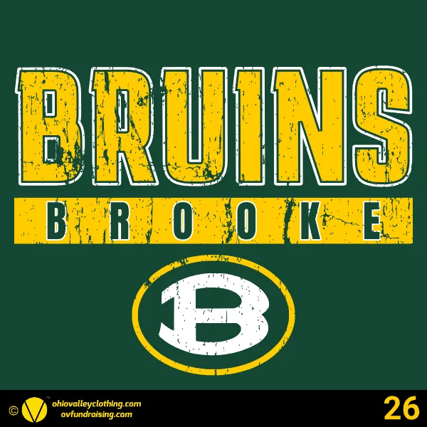 Brooke Middle School Baseball 2025 Design 26