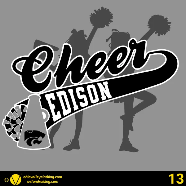 Edison High School Cheer 2024 Design 13