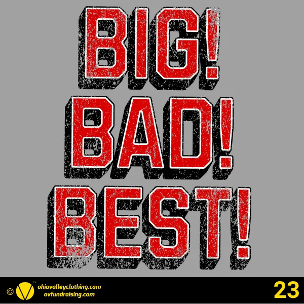 Beaver Local Red Pride Band Boosters 2024 Design 23