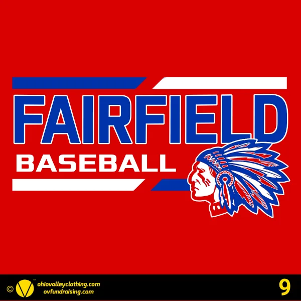 Fairfield Chiefs Baseball 2026 Design 09