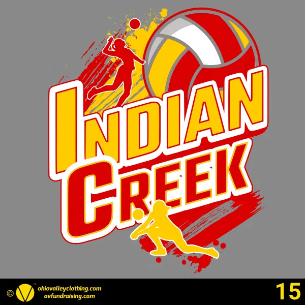 Indian Creek Volleyball 2024- Design 15