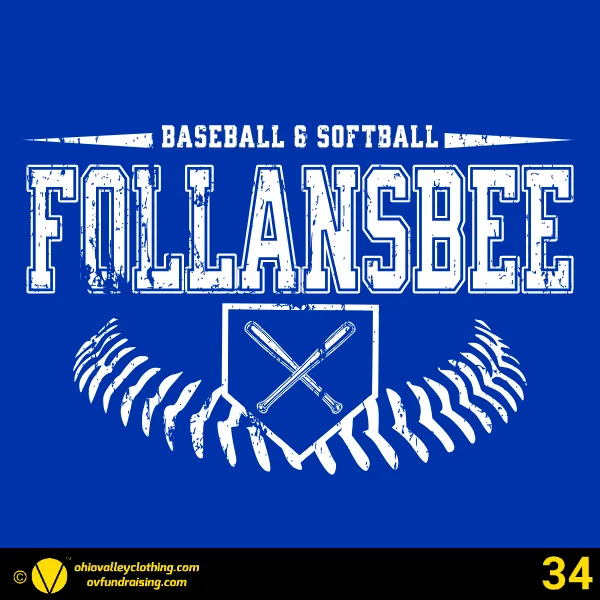 Follansbee Baseball & Softball Association 2025 Design 34