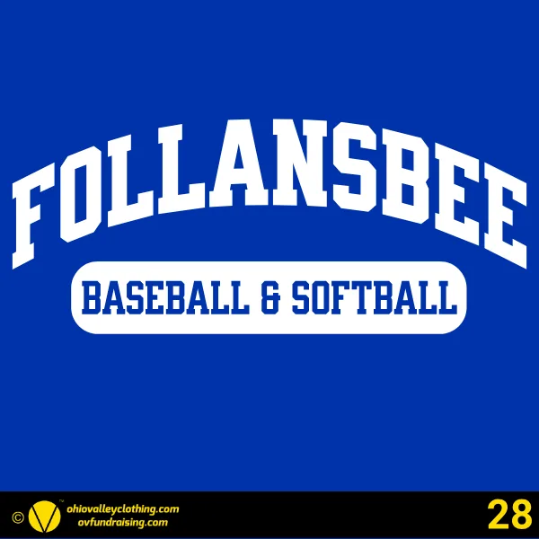 Follansbee Baseball & Softball 2026 Design 28