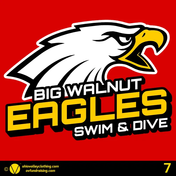 Big Walnut High School Swim Team 2026 Design 07