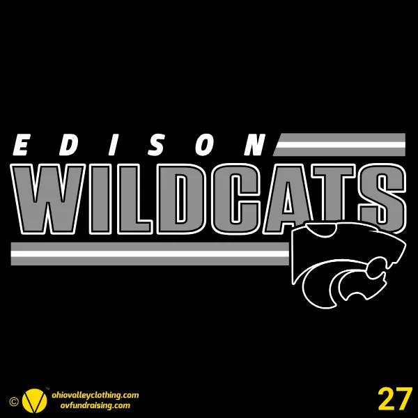 Edison Jr Wildcats Football 2026 Design 27