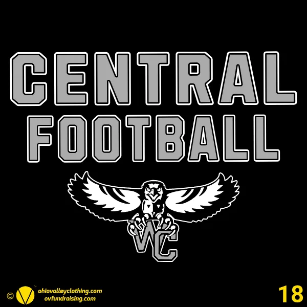 Westerville Central Spring Football 2025 Design 18