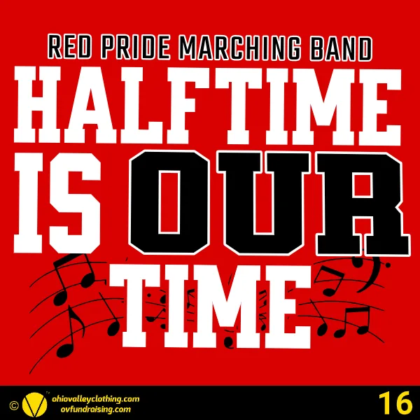 Beaver Local Red Pride Band Boosters 2024 Design 16
