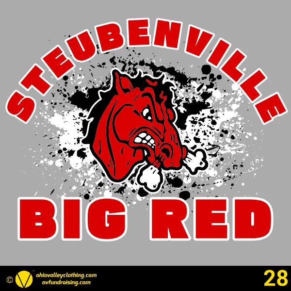 Steubenville Big Red Boys Soccer 2025 Design 28