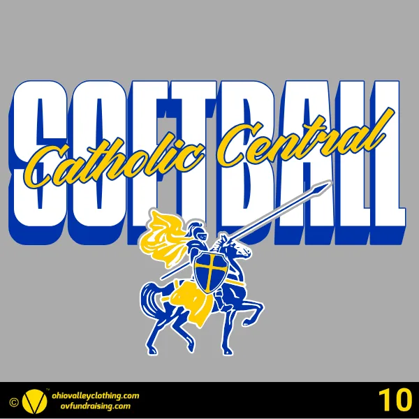 Steubenville Catholic Central Softball 2026 Design 10