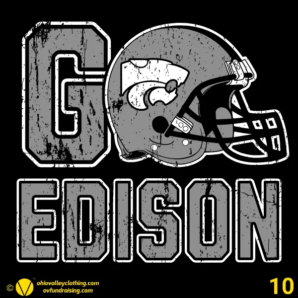 Edison Jr. Wildcats Football 2025 Design 10
