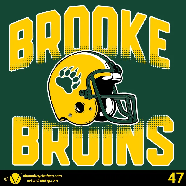 Brooke Middle School Football 2025 Design 47