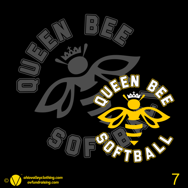 Queen Bee Softball Sample Designs 2024 Queen Bee 2024 Fundraising Sample Design 07