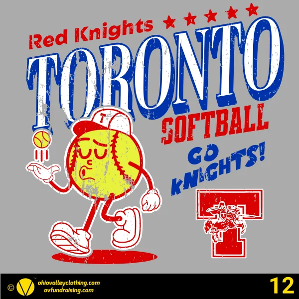 Toronto High School Softball 2026 Design 12