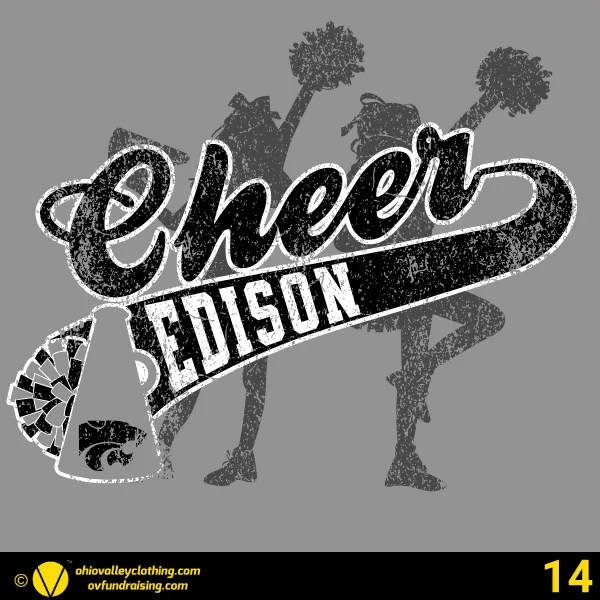 Edison High School Cheer 2024 Design 14