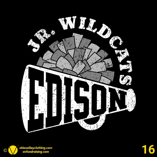 Edison Jr. Wildcats Cheer 2024 Design 16