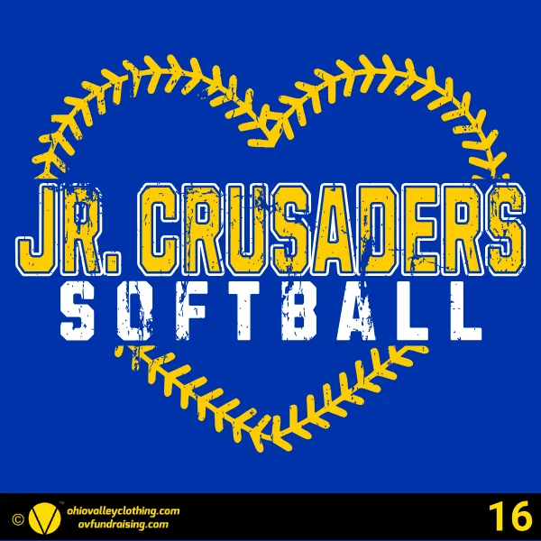 Jr Crusaders Softball 2026 Design 16