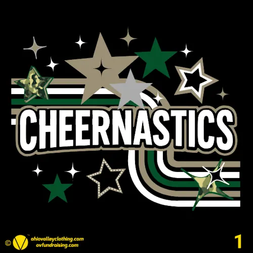 Cheernastics 2026 Fundraising Sample Designs