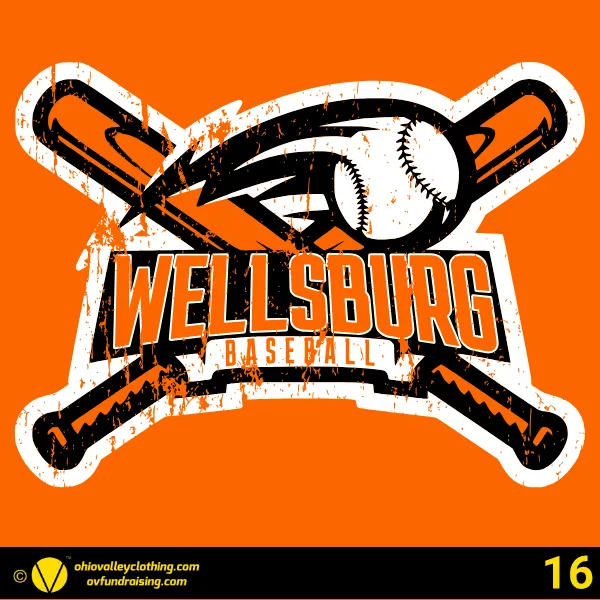 Wellsburg Youth Baseball 2026 Design 16