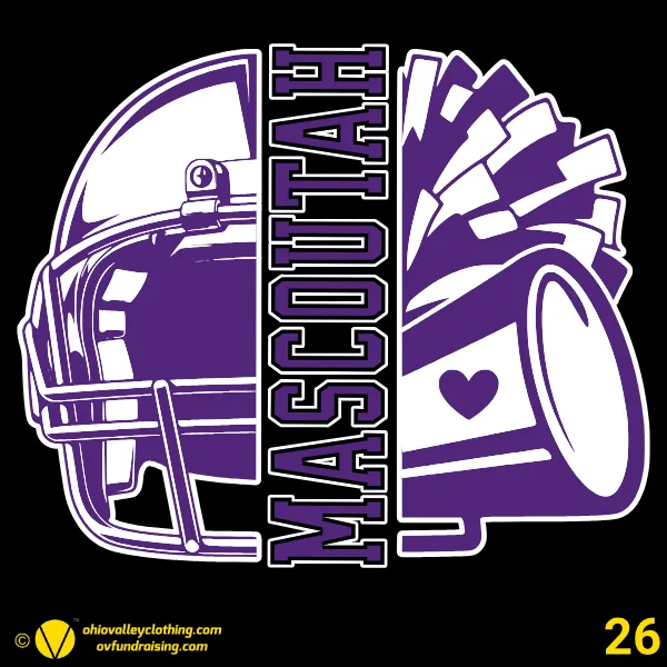 Mascoutah Little Indians Football and Cheer 2026 Design 26