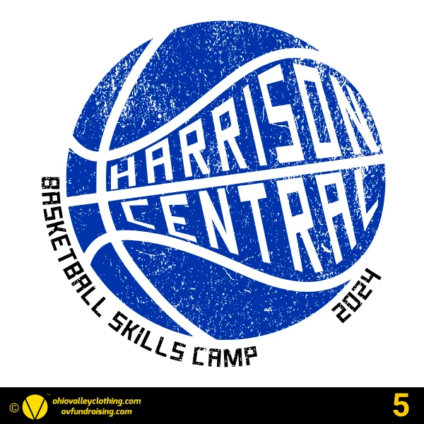 Harrison Central Basketball Skills Camp 2024- Design 05