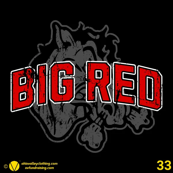 Steubenville Big Red Boys Soccer 2025 Design 33