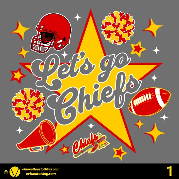 Indian Creek Youth Football and Cheering 2025 Design 01