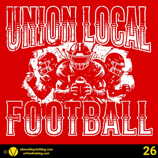 Union Local Little Jets Football 2026 Design 26