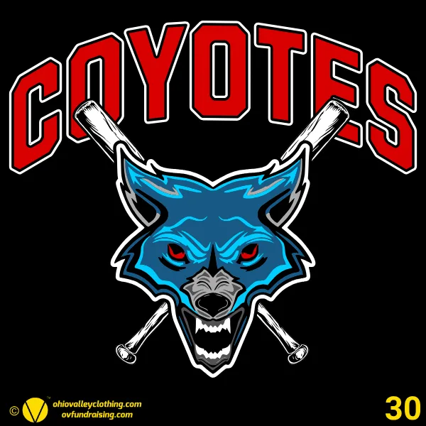 SV Coyotes Baseball Club Fall 2024 Design 30