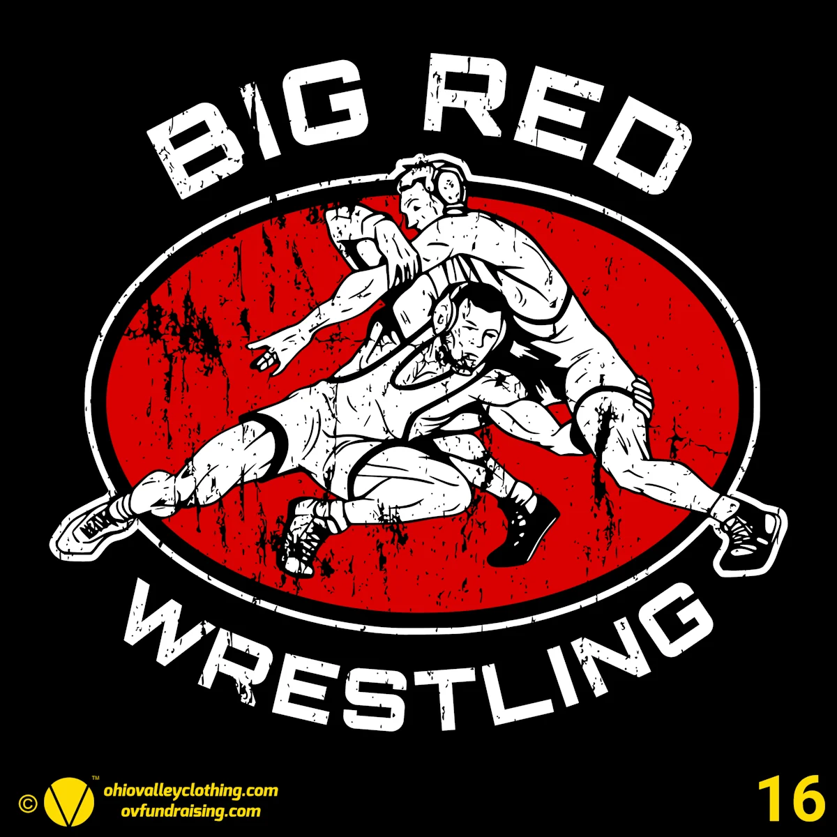 Steubenville Big Red Wrestling 2025-26 Design 16